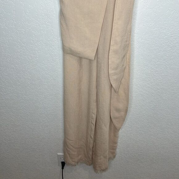 NWT Nanushka ASETERO JUMPSUIT Cream Linen Small - Picture 6 of 16